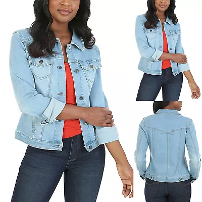 Women Denim Jacket Coat Ladies Long Sleeve Slim Biker Jeans Coat Cardigan > √ • $52.73